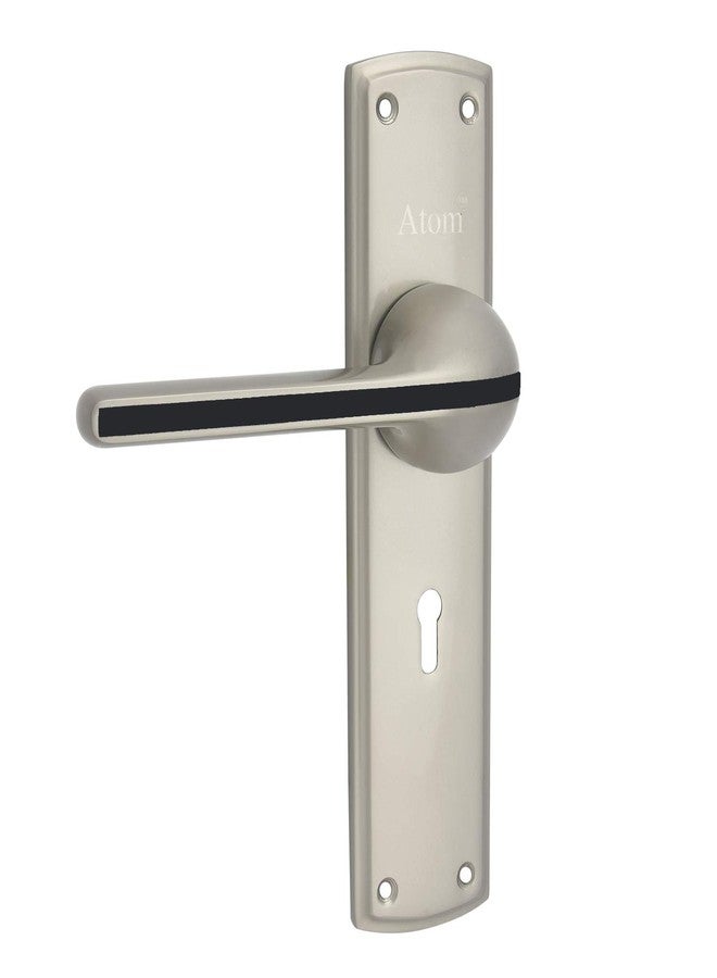 أتوم قفل باب نقر شديد التحمل من Atom لغرفة النوم، غرفة المعيشة، الباب الرئيسي، تشطيب فضي ساتان | 3 مفاتيح | طقم قفل مزدوج المراحل بستة أذرع للمنزل والفندق والمكتب (O39KY) - Image 4